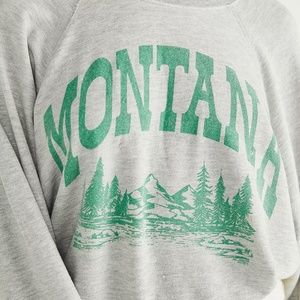 Free People X Retro Brand Montana Sweatshirt